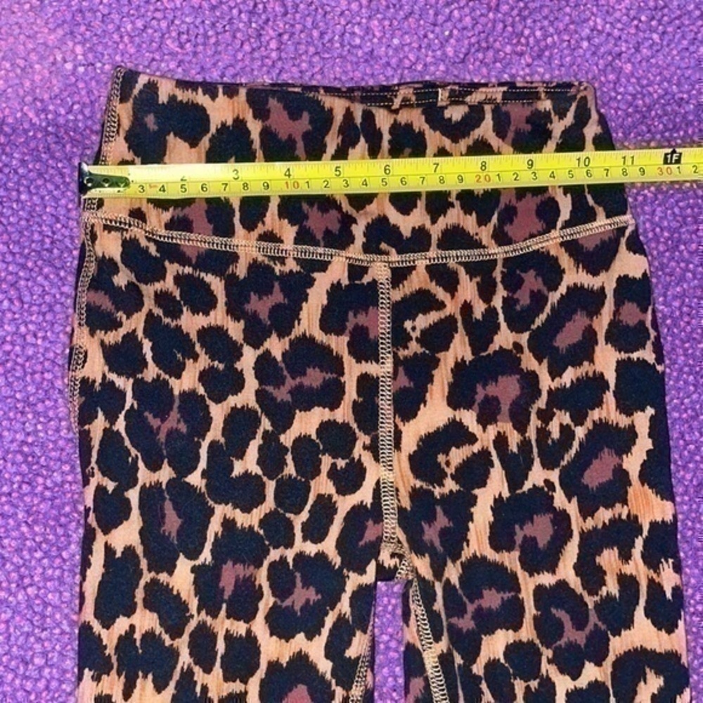 NWOT J crew weekend 7/8 high-rise leggings in leopard Slim fit 25" inseam XXS - Picture 6 of 10